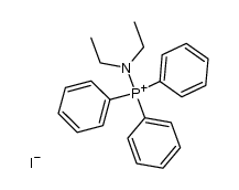 iodure de triphenyl N,N-diethylaminophosphonium Structure