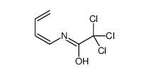 N-[(1E)-buta-1,3-dienyl]-2,2,2-trichloroacetamide结构式