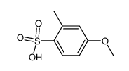 5-methoxy-toluene-2-sulfonic acid结构式
