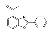 1-(2-phenyl-1,3-benzoxazol-4-yl)ethanone结构式
