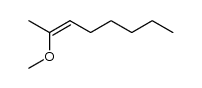 2-Methoxy-2-octene Structure