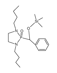 1,3-dibutyl-2-(phenyl-trimethylsilanyloxy-methyl)-[1,3,2]diazaphospholidine 2-oxide结构式