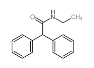 N-ethyl-2,2-diphenyl-acetamide Structure