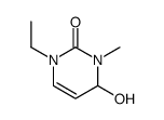 1-ethyl-4-hydroxy-3-methyl-4H-pyrimidin-2-one结构式