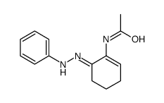 N-[6-(phenylhydrazinylidene)cyclohexen-1-yl]acetamide结构式