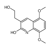 3-(2-hydroxyethyl)-5,8-dimethoxy-1H-quinolin-2-one Structure