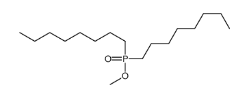 1-[methoxy(octyl)phosphoryl]octane Structure
