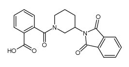 1-(2-carboxybenzoyl)-3-phthalimidopiperidine Structure