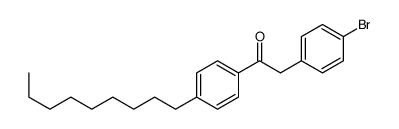2-(4-bromophenyl)-1-(4-nonylphenyl)ethanone Structure