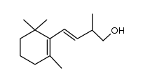 2-Methyl-4-[2',6',6'-trimethyl-1'-cyclohexen-1'-yl]-3-buten-1-ol结构式