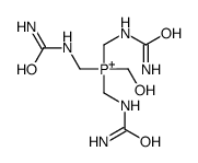 tris[(carbamoylamino)methyl]-(hydroxymethyl)phosphanium Structure