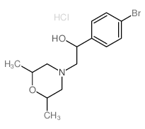 1-(4-bromophenyl)-2-(2,6-dimethylmorpholin-4-yl)ethanol structure