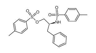 N,O-Ditosyl D-Phenylalaninol结构式