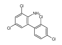 2,4-dichloro-6-(2,4-dichlorophenyl)aniline Structure