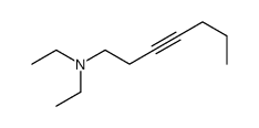N,N-diethylhept-3-yn-1-amine Structure