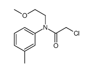 Acetamide, 2-chloro-N-(2-methoxyethyl)-N-(3-methylphenyl)-结构式