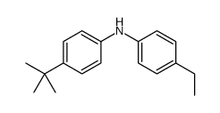 N-(4-tert-butylphenyl)-4-ethylaniline结构式