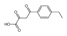 4-(4-ethyl-phenyl)-2,4-dioxo-butyric acid结构式