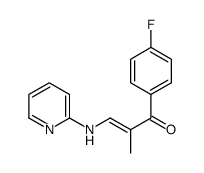 1-(4-fluorophenyl)-2-methyl-3-(pyridin-2-ylamino)prop-2-en-1-one Structure