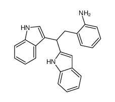 2-[2-(1H-indol-2-yl)-2-(1H-indol-3-yl)ethyl]aniline Structure