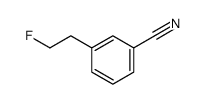 3-(2-fluoroethyl)benzonitrile结构式