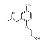 N-[5-amino-2-(2-hydroxyethoxy)phenyl]acetamide结构式