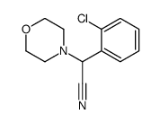 2-(M-CHLOROPHENYL)-2-MORPHOLINOACETONITRILE Structure