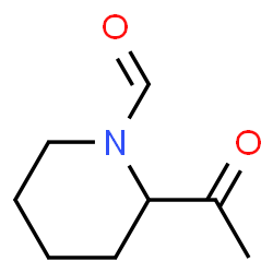 1-Piperidinecarboxaldehyde, 2-acetyl- (9CI)结构式