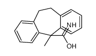 10,11-Dihydro-5-methyl-5H-dibenzo[a,d]cycloheptene-5-carboxamide结构式