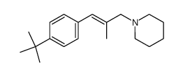 1-[3-(p-tert.butyl-phenyl)-2-methyl-2-propenyl]-piperidine结构式
