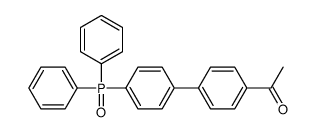 1-[4-(4-diphenylphosphorylphenyl)phenyl]ethanone Structure