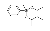 2,4,5,6-tetramethyl-2-phenyl-1,3,2-dioxasilinane结构式