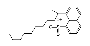 8-(2-methylundecan-2-yl)naphthalene-1-sulfonic acid Structure