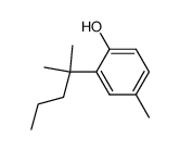 4-methyl-2-(2-methyl-2-pentyl)phenol结构式