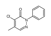 4-chloro-5-methyl-2-phenylpyridazin-3-one结构式