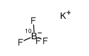 potassium tetrafluoroborate结构式