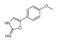 5-(4-methoxyphenyl)-1,3-oxazol-2-amine结构式