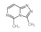 1,2,4-Triazolo[4,3-c]pyrimidine,3,5-dimethyl- structure