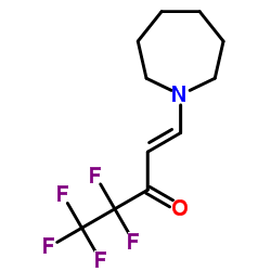 (E)-1-(1-AZEPANYL)-4,4,5,5,5-PENTAFLUORO-1-PENTEN-3-ONE structure