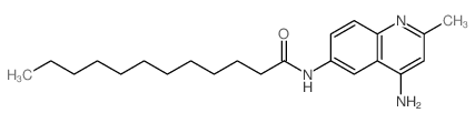 Dodecanamide,N-(4-amino-2-methyl-6-quinolinyl)- picture