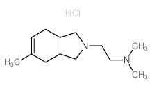 Isoindoline,2-[2-(dimethylamino)ethyl]-3a,4,7,7a-tetrahydro-5-methyl-, dihydrochloride,cis- (8CI) Structure