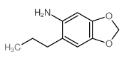 6-丙基-苯并[1,3]二氧代l-5-胺结构式