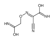 2-amino-N-(2-amino-2-oxoethoxy)-2-oxoethanimidoyl cyanide Structure