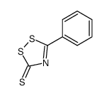 5-phenyl-1,2,4-dithiazole-3-thione结构式