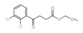 ETHYL 4-(2,3-DICHLOROPHENYL)-4-OXOBUTYRATE结构式