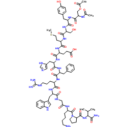 (Diacetyl)-α-MSH trifluoroacetate salt Structure