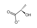 L-lactate anion结构式