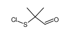 2-Methyl-propanal-2-sulfenylchlorid Structure