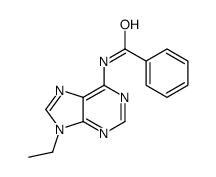 N-(9-ethylpurin-6-yl)benzamide结构式