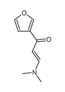 (E)-3-(dimethylamino)-1-(furan-3-yl)prop-2-en-1-one结构式